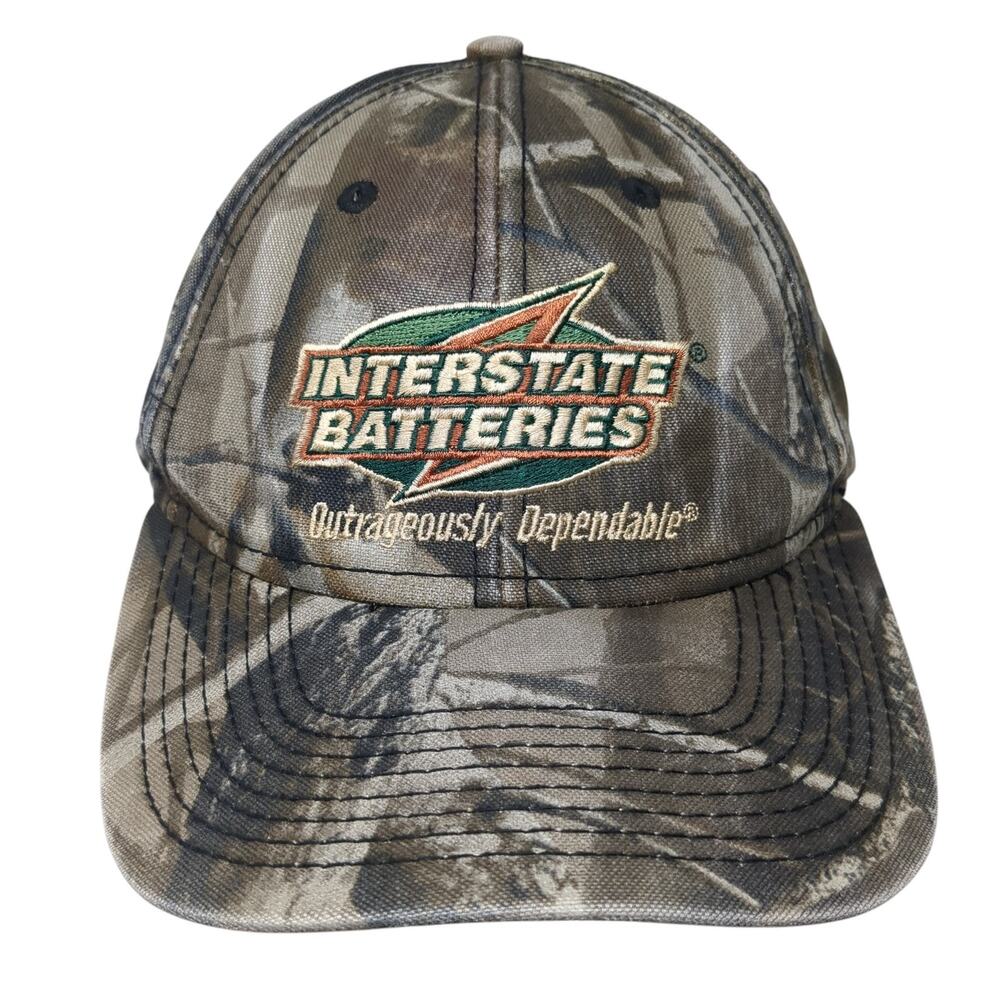 Interstate Batteries Snapback Hat Multicolor Camo One Size Embroidered